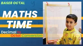 Decimal to Octal Conversion #maths #mathematics #octaltodecimal #decimaltooctal