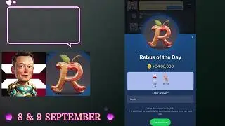 8 & 9 September Rebus of the Day Musk Empire | X Empire Rebus of the Day code |Rebus of the Day Code