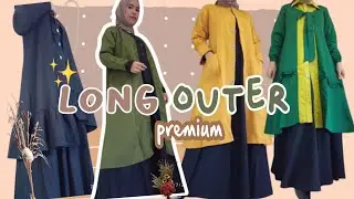 Review long outer ity crepe premium.  Outfit tunik terbaru (2021)