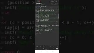C-Program to delete an element from array