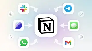 Update your Notion tables on the go via Slack, SMS, WhatsApp, Telegram, or email