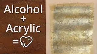 Cheap Joe's 2 Minute Art Tips - Alcohol + Acrylic=💖