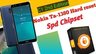 Nokia Ta-1380 Hard reset New method 2024/ C1 2nd edition format unlock tool//Ta-1380 patten unlock