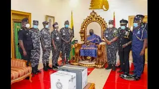 -Otumfuo Osei Tutu II charges Ghana Police Service to resolve security challenges facing the country