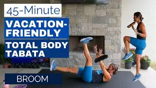 45-Minute Tabata Broomstick Workout