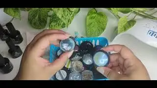 ASMR Crushed Opalite Nails | Soft Spoken