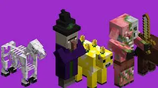 Minecraft Mob Stampede Purple Screen