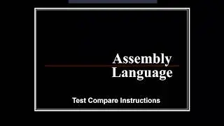 CSC159 - ASSEMBLY LANGUAGE 10/10 - TEST COMPARE