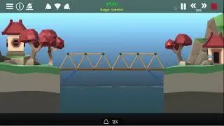 How to make a draw bridge... it doesn't fail it works - Poly bridge 2
