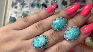27.06.2023.‼️НОВИНКИ ‼️СЕРЕБРО 925‼️АМАЗОНИТ.ТАНЗАНИТ.ХРИЗОЛИТ.