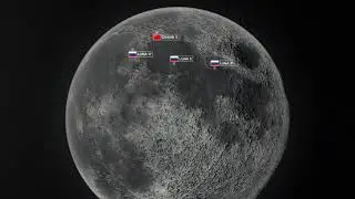 MOON LANDING SITES