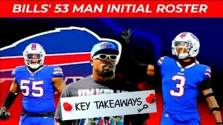 Takeaways from the Bills Initial 53 man roster
