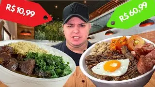 Marmitex mais Cara X Marmitex mais Barata