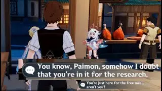 Timaeus is sad to say bye to Yinger - Academic Exchange  - Genshin Impact
