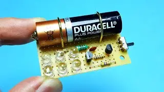 How To Make 1.5 Volt LED Light Lasts for 12 Hours / Voltage Booster