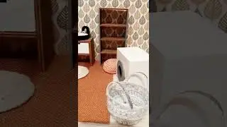 Ванная в кукольный домик