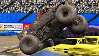 20 Min. Compilation of Crashes, Saves and Skills!  I  BeamNG.Drive Monster Jam
