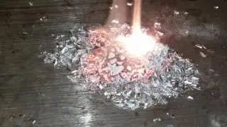 Magnesium Fire/magnesium fire explosion +GAS TORCH