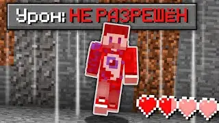 😱Прохожу майнкрафт, но мне НЕЛЬЗЯ ПОЛУЧАТЬ УРОН!