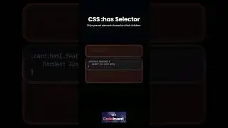 CSS :has selector 