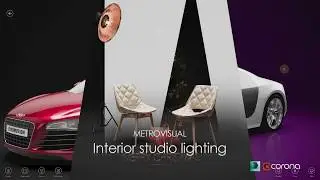 Lesson 7 Corona renderer - Studio Lighting scene