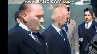 Atatürk’ün yapay zekayla renklendirilmiş videosu muhteşem..