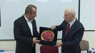 Özel Köşe - Prof. Haberal, Bolu Belediye Başkanı Tanju Özcan'ı Başkent Üniversitesi'nde Konuk Etti