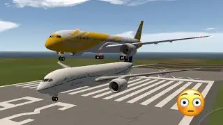 Mid-Air Collision Compilation in SimplePlanes #1