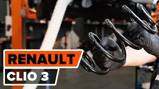 How to change rear springs on RENAULT CLIO 3 [TUTORIAL AUTODOC]
