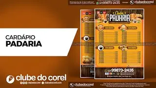 Cardápio – Padaria [CDR e PDF] - Clube do Corel