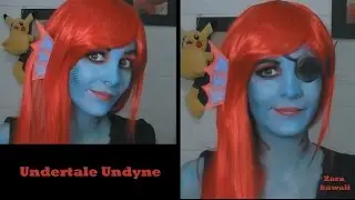 Undertale Undyne - Maquillaje
