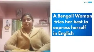 A Bengali Woman tries to be fluent | Her new year resolution | #spokenenglish #clips