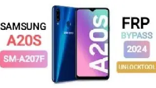 Samsung Galaxy A20s SM A207F  test point  FRP Bypass  By unlock tool One Click New  2024