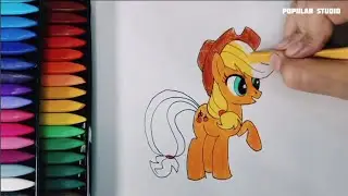 Fun Tutorial: Applejack Drawing and Coloring