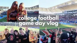vlog: football game day {san diego state university}