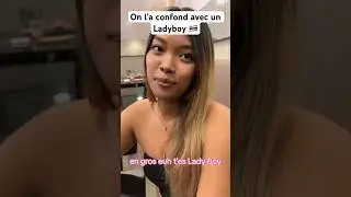 On l’a confond avec un Ladyboy 🇹🇭 #expatriation #sabrithai #thailande