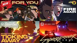 VALORANT Champions Anthem 2021 to 2024 | Valorant | 