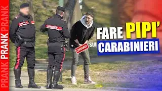 FARE PIPI' sui CARABINIERI  - (Pipi' Sulla gente 4) - Prank