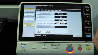 Konica Minolta bizhub: How to Modify Default Scan Settings