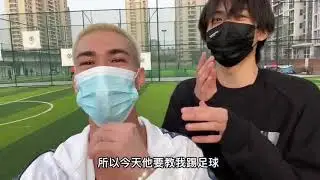 [ENGSUB|EP2] INTO1 Mika VLOG "Playing Footbal With Zhou Keyu"