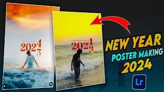 New Year Poster Making Tutorial | Instagram Trending Poster Editing