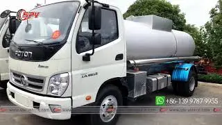 Overview of SPV 5,000 Liters Stainless Steel Potable Water Tank Truck (FOTON)