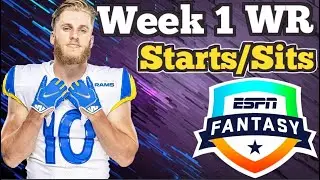 Week 1 WR Starts/Sits | 2024 Fantasy Football