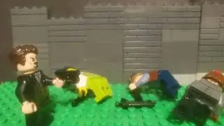 Lego alley gun fight #lego #subscibe #fypシ