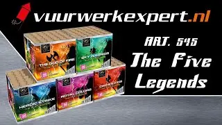Art. 0545 The Five Legends Crown Collection Vuurwerkexpert