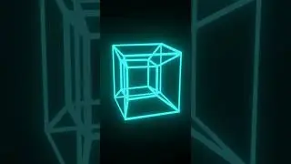 The Infinite Cube | The  Tesseract #animation #shorts #viral #satisfying #illusion