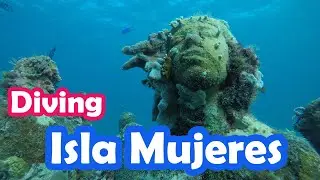 Diving at Musa, Isla Mujeres, Cancun, Mexico (Underwater Museum of Art)