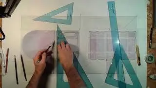 Mixed drawing techniques for architecture
