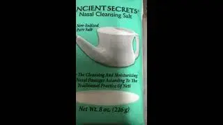 B001E0QHHU_Ancient Secrets Nasal Cleansing Pot Salt - Bag, 8 Ounce - 6 per case.