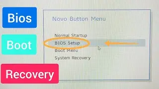 Как войти в BIOS , BOOT MENU , RECOVERY на наутбуке LENOVO Legion 5
